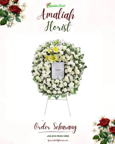 Krans Bunga Duka Simasom